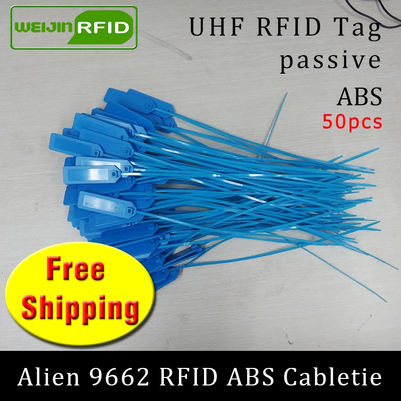 uhf-rfid-tag-abs-cable-tie-alien-9662-915mhz-868mhz-860-960mhz-higgs3-epc-iso18000-6c-50pcs-free-shipping-smart-passive-rfid-tag