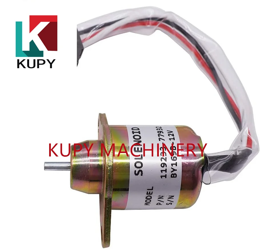 

KUPY HIGH QUALITY Fuel Shut Off Solenoid 119233-77932 for Yanmar 1503ES-12S5SUC12S Woodward M810324 John Deere