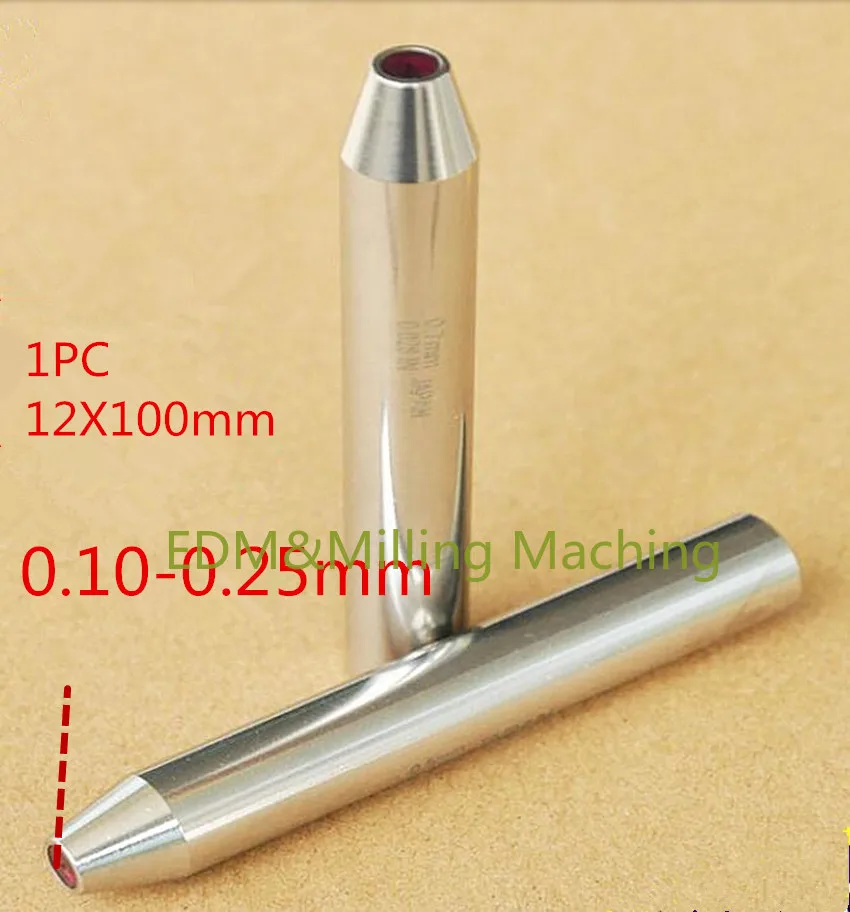 

EDM Machine C140D Ruby Ceramic Guide 0.1-0.25mm 12X100mm Guide Tube For Drill Guide For Drilling EDM Machine