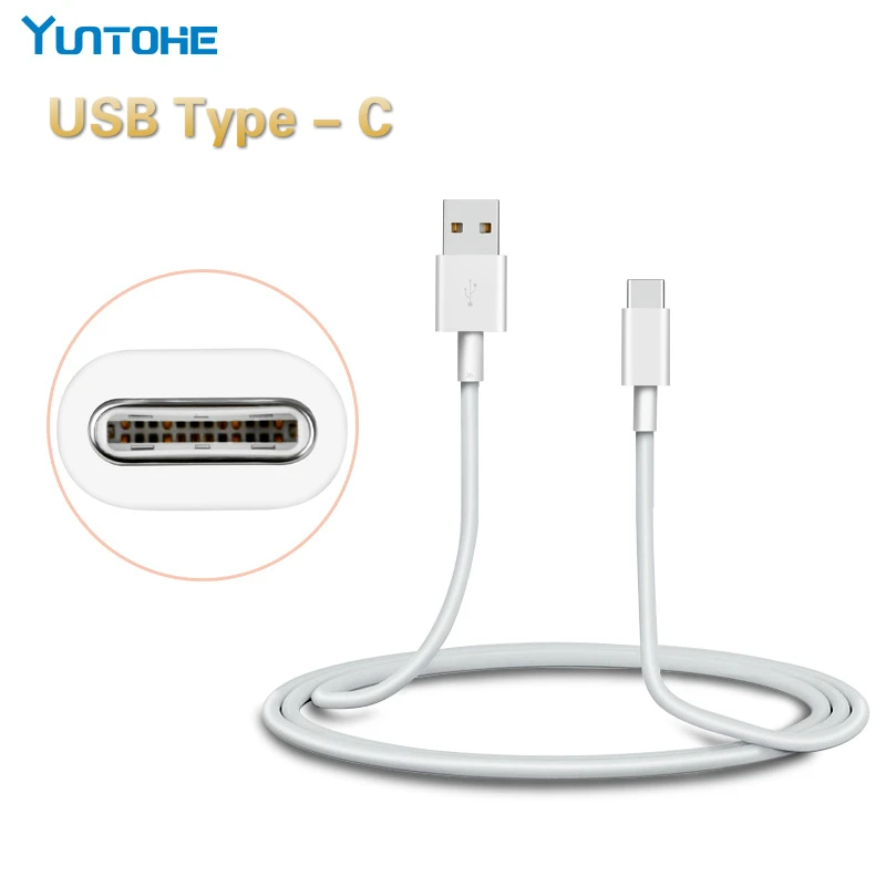 200pcs Wholesale 1m 2m 3m Fast Charging USB Type C Cable for One Plus USB C USB Charger Cable for Samsung Galaxy S9 S8 Plus Letv