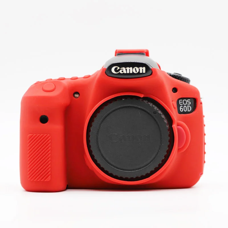 Мягкая силиконовая резиновая кожа брони чехол DSLR камера корпус Защитная сумка для Canon EOS 60D 77D 80D 90D Новинка