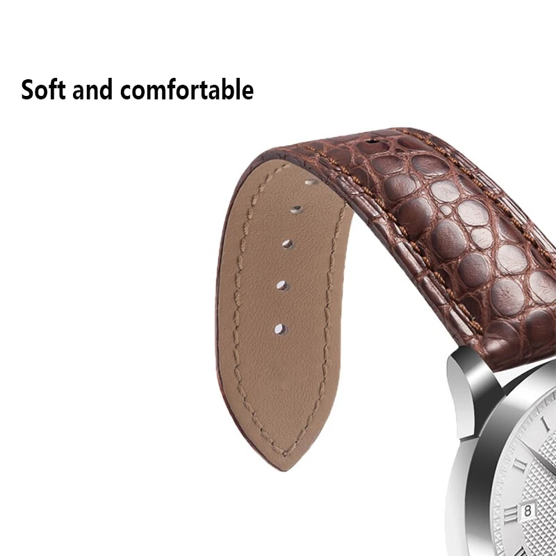 Luxury Alligator Watch Band For IWC OMEGA Longines Genuine Crocodile Leather Watch Strap Top Quality Watchband 18 19 20 21 22mm