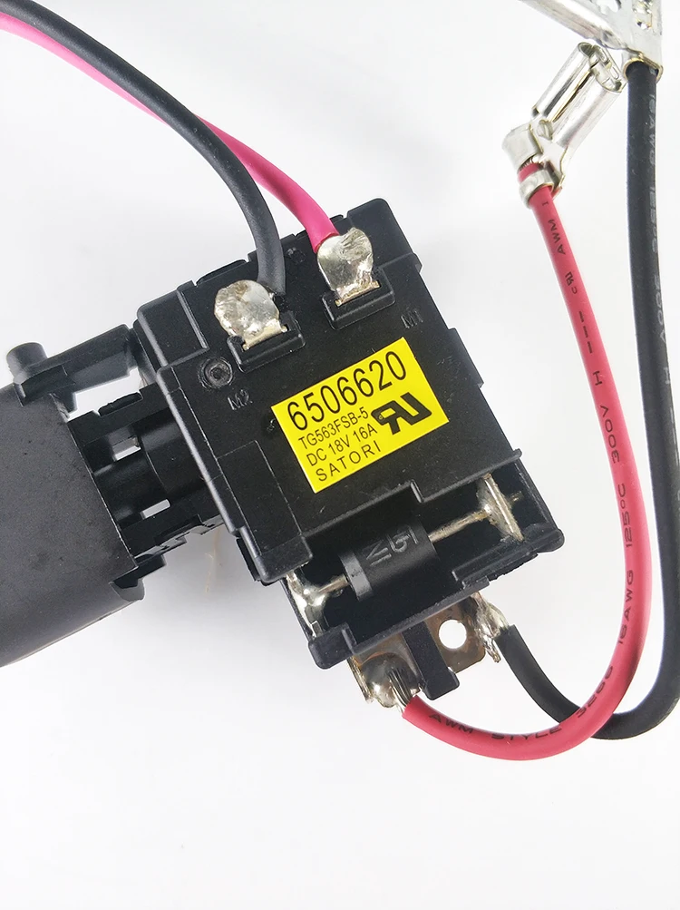 Accesorios de interruptor de controlador de herramienta eléctrica, TG563FSB-6, 6506620