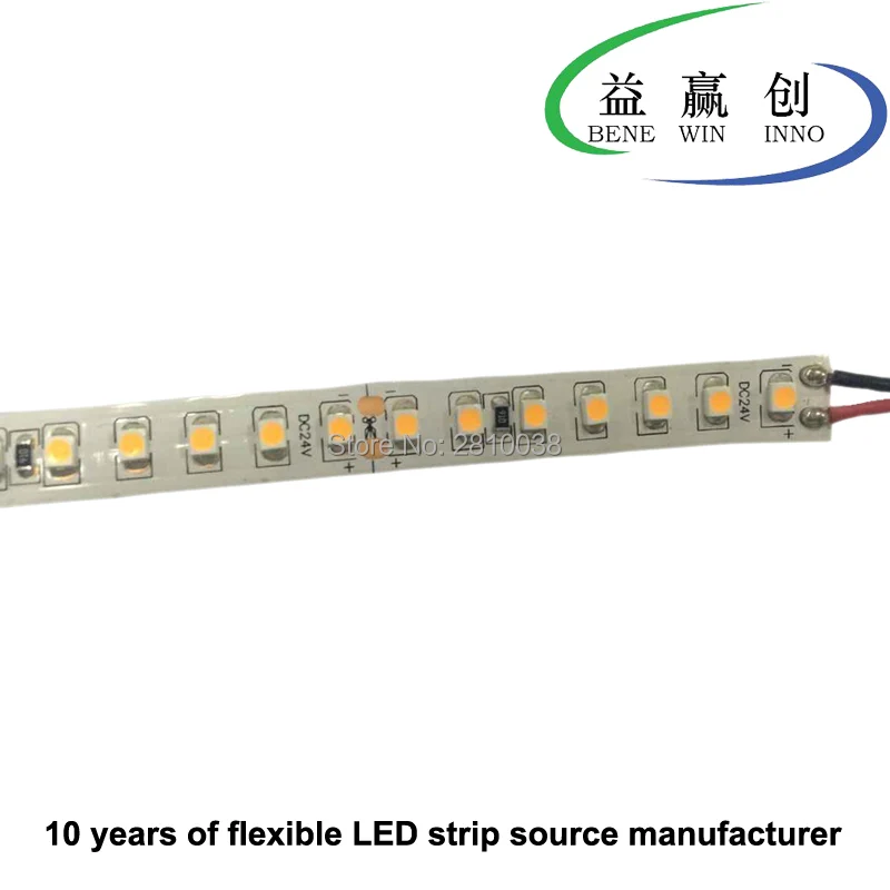 

100M/Lot High CRI 90+ 140leds/M led strip light 3528 smd DC24V flexible led strips 11.2W/M led light strip 10mm wide led tape