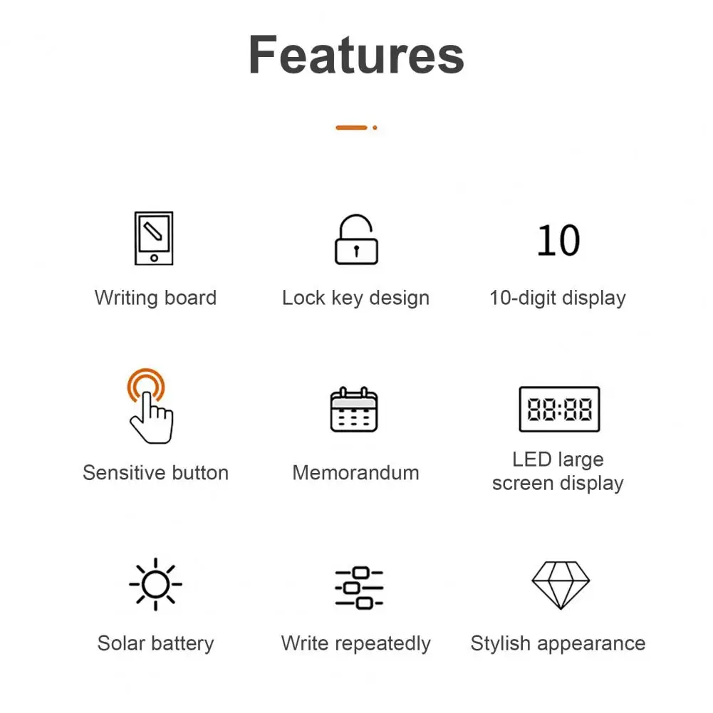 Calculator Digital Writing Tablet Long Standby Time Ultra-thin Solar Scientific Calculator Foldable LCD Drawing Pad for Office