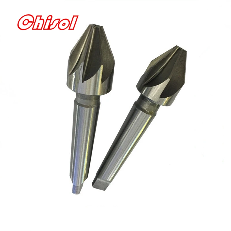 High quality 60 90 120 Degree HSS Countersink Drill Cutter MT1 MT2 MT3 MT4 Taper Shank Counter Spot Facer Cutting Tools