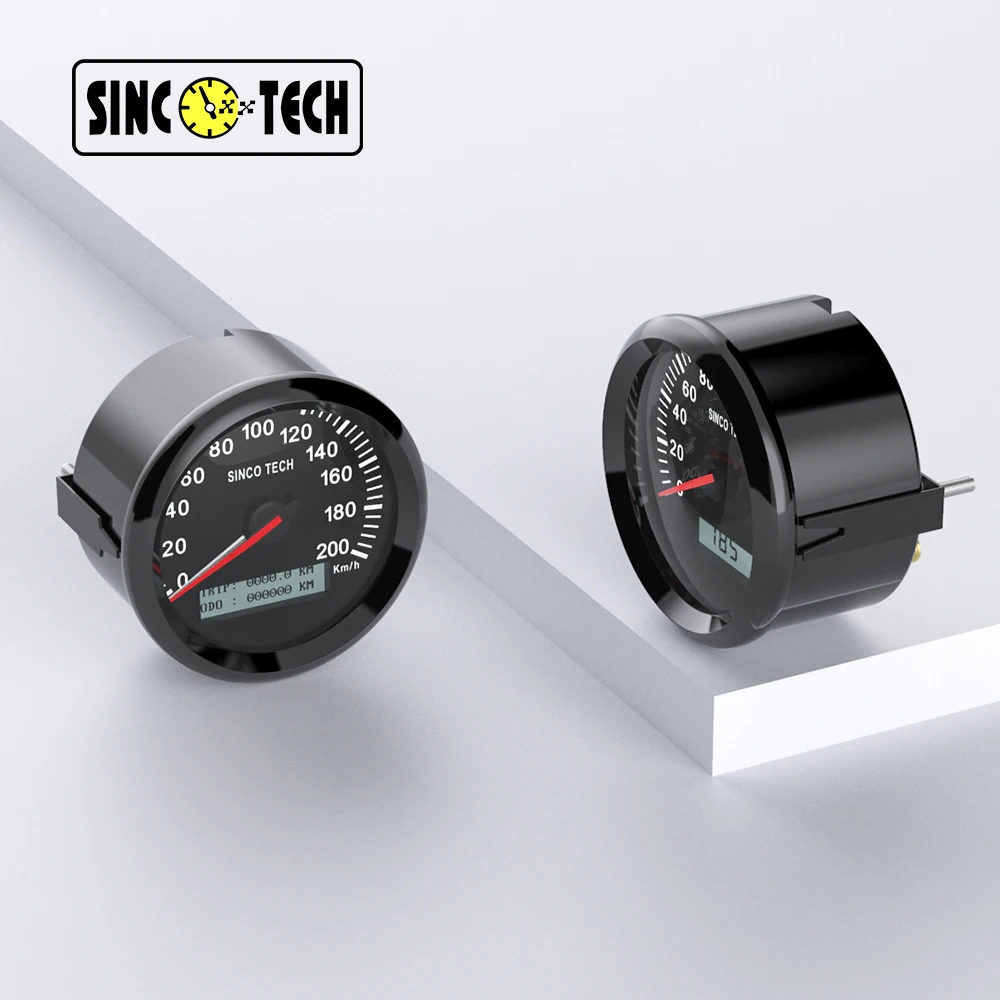 SINCOTECH DO917 Speedometers GPS Compass 85 mm 7 color backlight