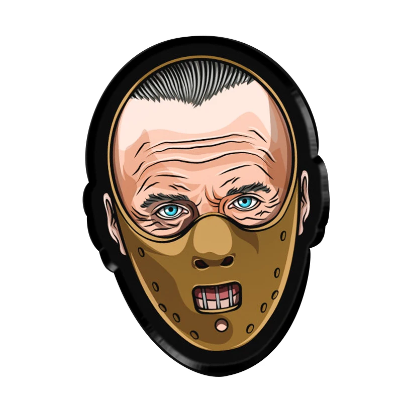 Hannibal Lecter Enamel Pin The tragedy is not to die, but to be wasted Brooch Jewelry