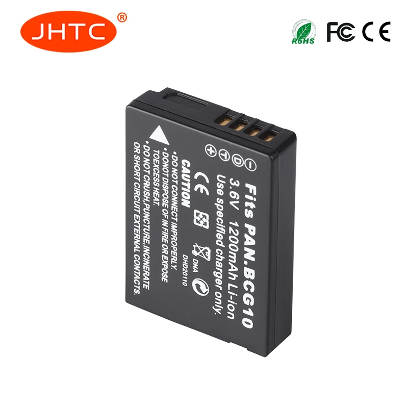 DMW BCG10 DMW-BCG10 Battery For Panasonic Lumix DMC-3D1 DMC-TZ7 DMC-TZ8 DMC-TZ10 DMC-TZ18 DMCTZ19 1200mAh Camera Batterie