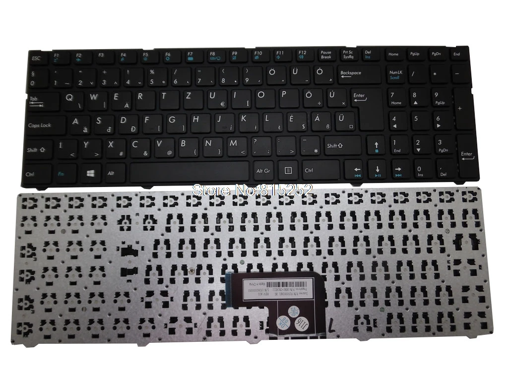 Laptop Keyboard For Pegatron C15 V150062AK1 HG 0KN0-CN1HU12 Hungary HU New With Black Frame