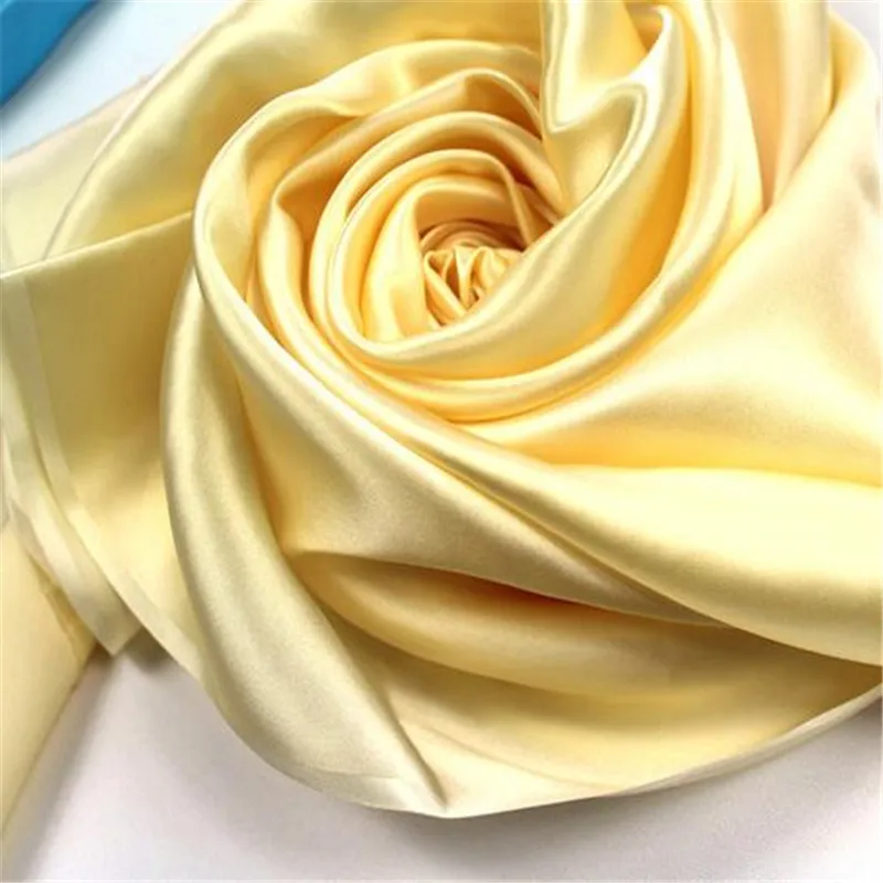 Silk Satin Fabric 16momme 114cm 44inches Solid Color 100% Mulberry Natural Pure Material Silk Charmeuse Fabric for Women Dress