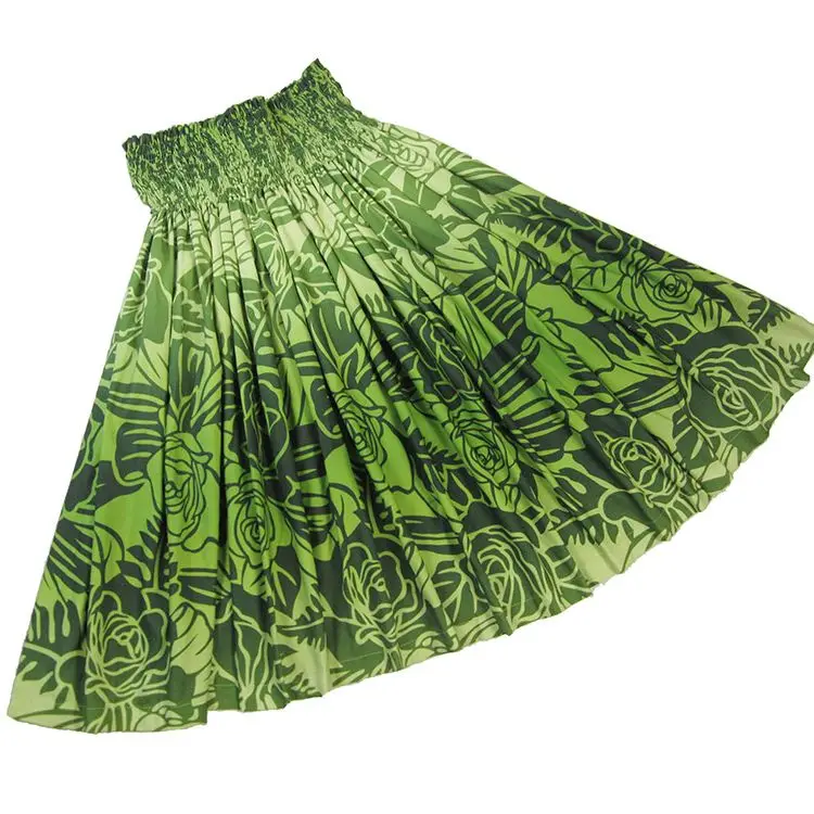 Free Shipping HS00019-1 12Pcs/lot 3Color Hula Pa'u Skirt W Hula Floral Print Women Wear Party Decoration Fashion Dress Wholesale