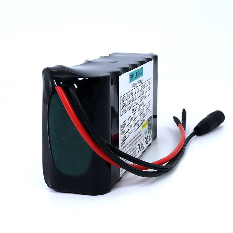 Литий-ионный аккумулятор 18650, 24 В, 6 Ач, 7S2P, 29,4 в, 6000 мА · ч, для электрического велосипеда, мопеда, балансирующего скутера + зарядное устройство 29,4 В, 1 А