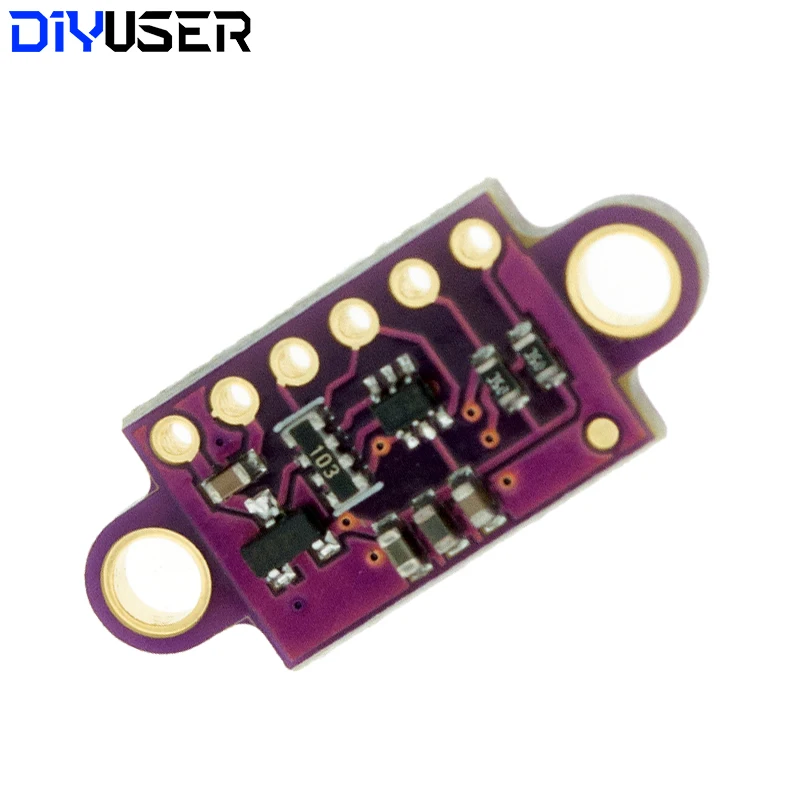 VL53L0X Time-of-Flight (ToF) Laser Ranging Sensor Breakout 940nm GY-VL53L0XV2 Laser Distance Module I2C IIC 25MM*10.7MM