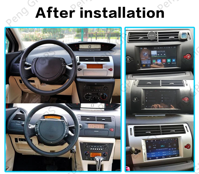 Android 13 For Citroen C4 Quatre Triumph 2004-2012 Touchscreen Multimedia GPS Navi Headunit CD DVD Player FM AM Radio Carplay