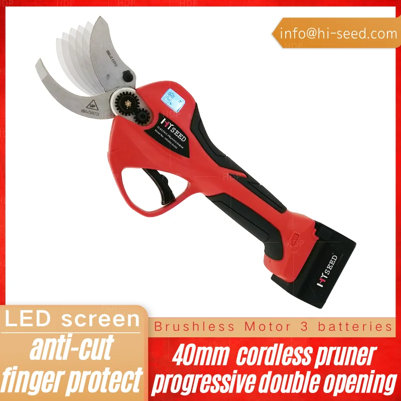 25.2V Wireless Progressive Electric Fruit Tree Garden Pruning Scissors Cordless Pruning Artifact