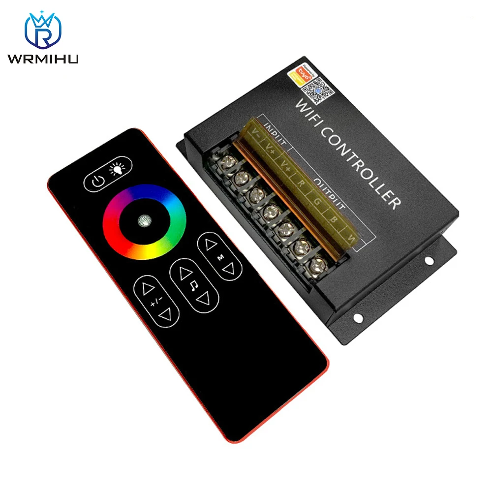 DC5V-24V 6A/Ch Tuya Wifi Smart Leven App Draadloze Touch Rf Rgbw Controller Afstandsbediening Voor Led Rgbw Strip