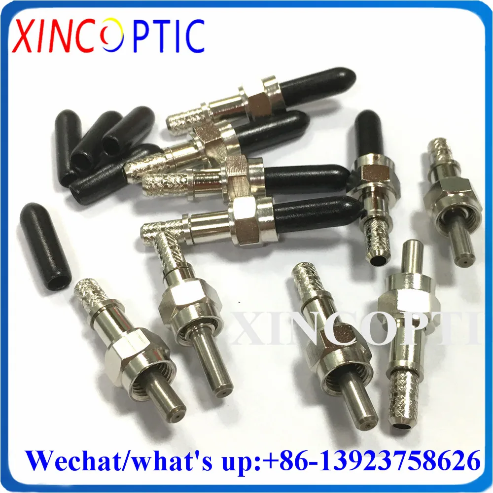 

20Pcs SMA905 SMA Hegaxon/Round Fiber Optical Connector Kits Ceramic/Metal Ferrule 430um MM SMA9 MM Inner Diameter Customized