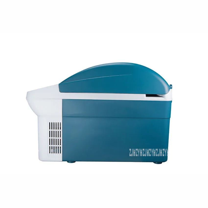 Mini refrigerador portátil para coche, refrigerador de almacenamiento en frío de 12V/220V, caja de refrigerador de doble uso, 8,5 L