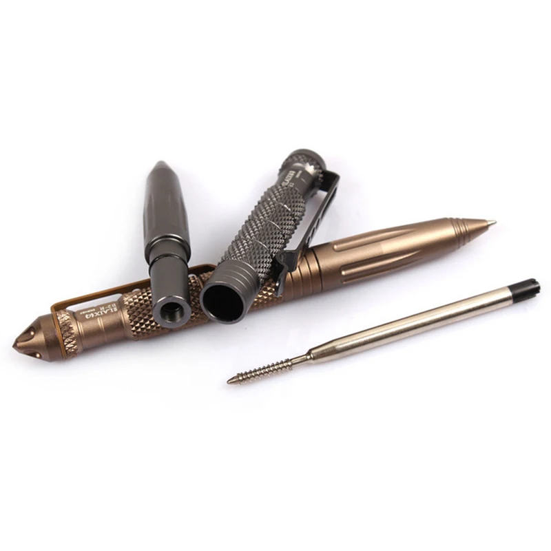 Z30 High Quality Pen Student Pen Tactical Pen Anti skid Portable Self Defense Pen Aluminum steel Glass Breaker Survival Kit Pens