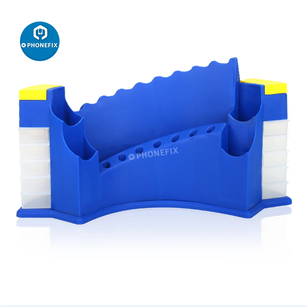 Mechanic Multi-Grid Phone Repair Tools Storage Box Compartment Container For Tweezers Screwdriver Cutters Glue Organization Case
