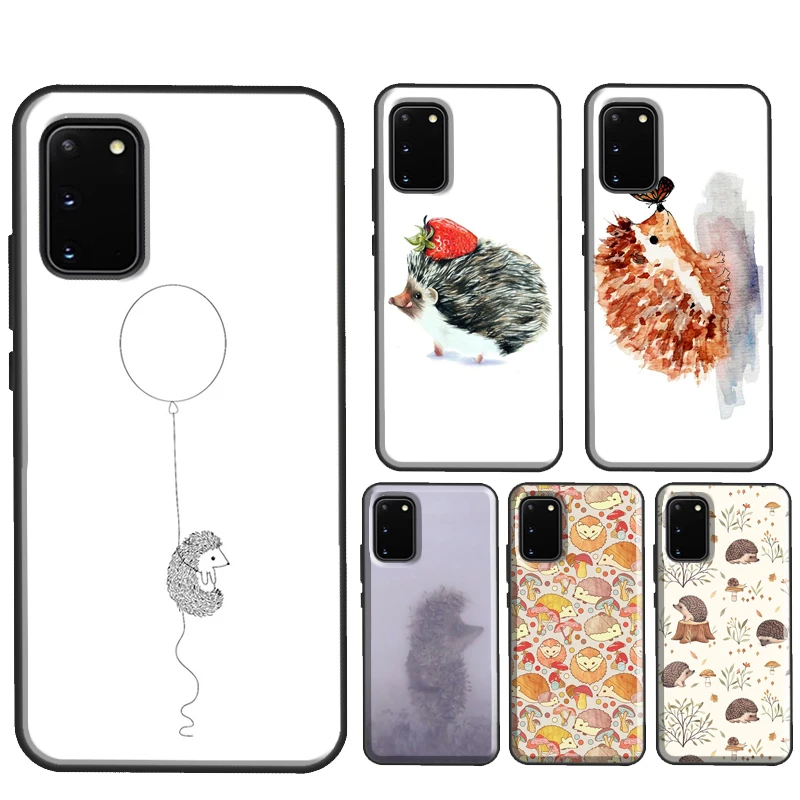 Hedgehog and Balloon Fundas For Samsung Galaxy S21 Ultra S22 S20 FE S8 S9 S10 Note 10 Plus Note 20 Ultra Case