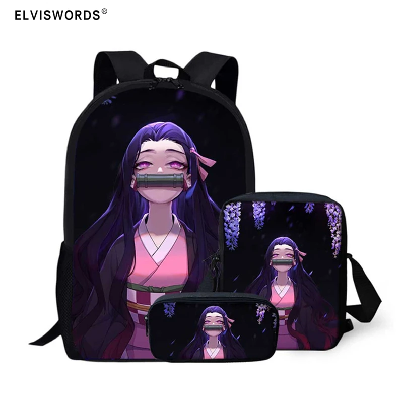 De moda de marca de estudiante Set de mochilas escolares de personaje de dibujos animados de impresión adolescente mochila niños niñas mochila niño bolsos de hombro