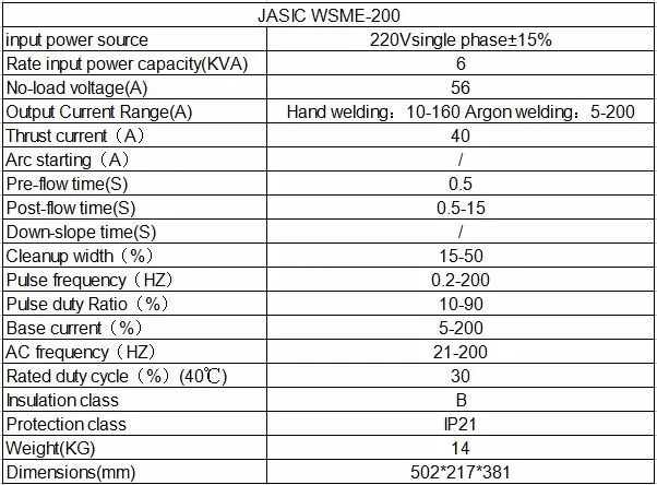 Alluminio 220V della saldatrice del saldatore di TIG di impulso di cc di WSME-200