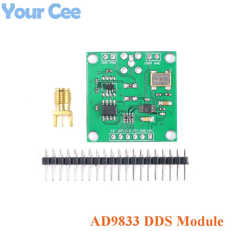 AD9833 DDS Signal Generator Module DC 0-12.5mhz SPI Square Triangle Sine Wave Output Digital Programmable Frequency and Phase