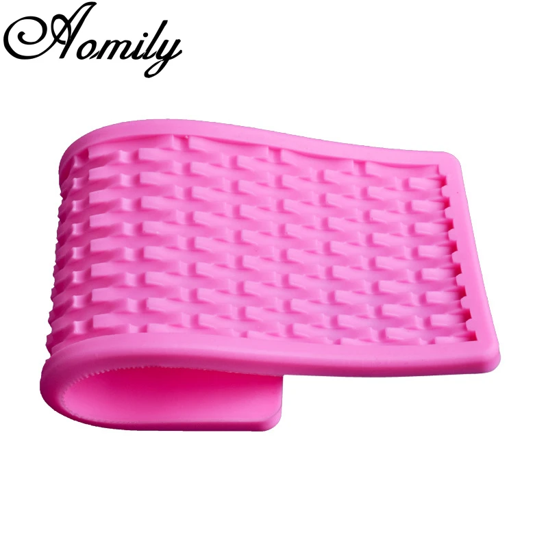 Aomily Braided Twist Rope Shape Silicone Molds Fondant Cake Decorating Tools Chocolate Candy Mold Resin Clay Mould Baking Tool