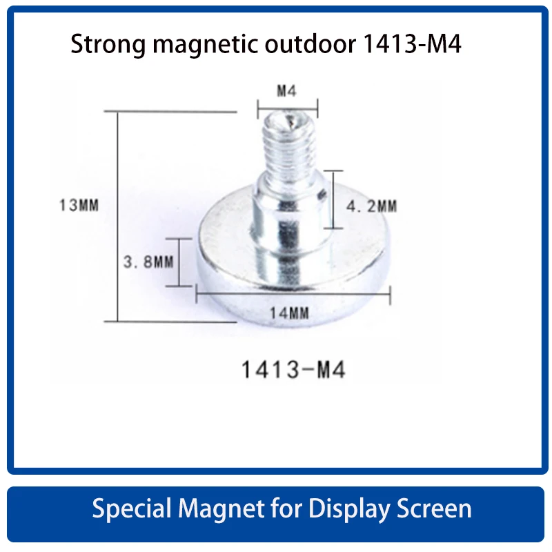 

500pcs/bags M4-1413 Outdoor Strong magnetic screw Suitable for P2.P2.5 P3 P4 P5 P6 P10 LED dispaly Outdoor Module