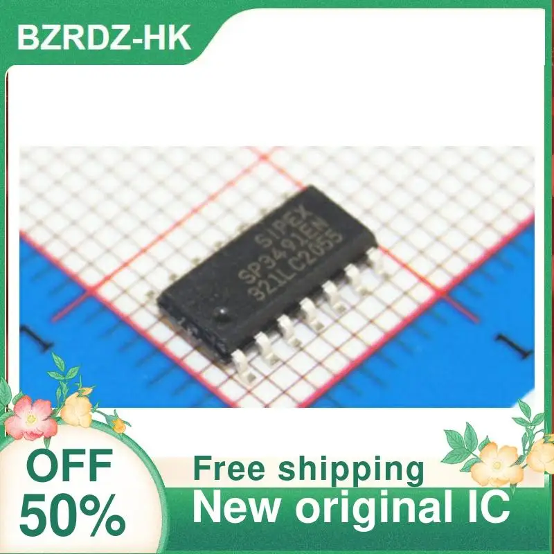 

10PCS SP3491EN SP3491CN SOP14 New original IC