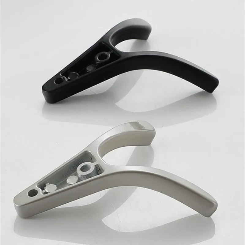 KK&FING Simple Zinc Alloy Clothes Hooks Wall Hanging Bedroom Living Parlor Coat Robe Hook Bathroom Towel Hook Furniture Hardware