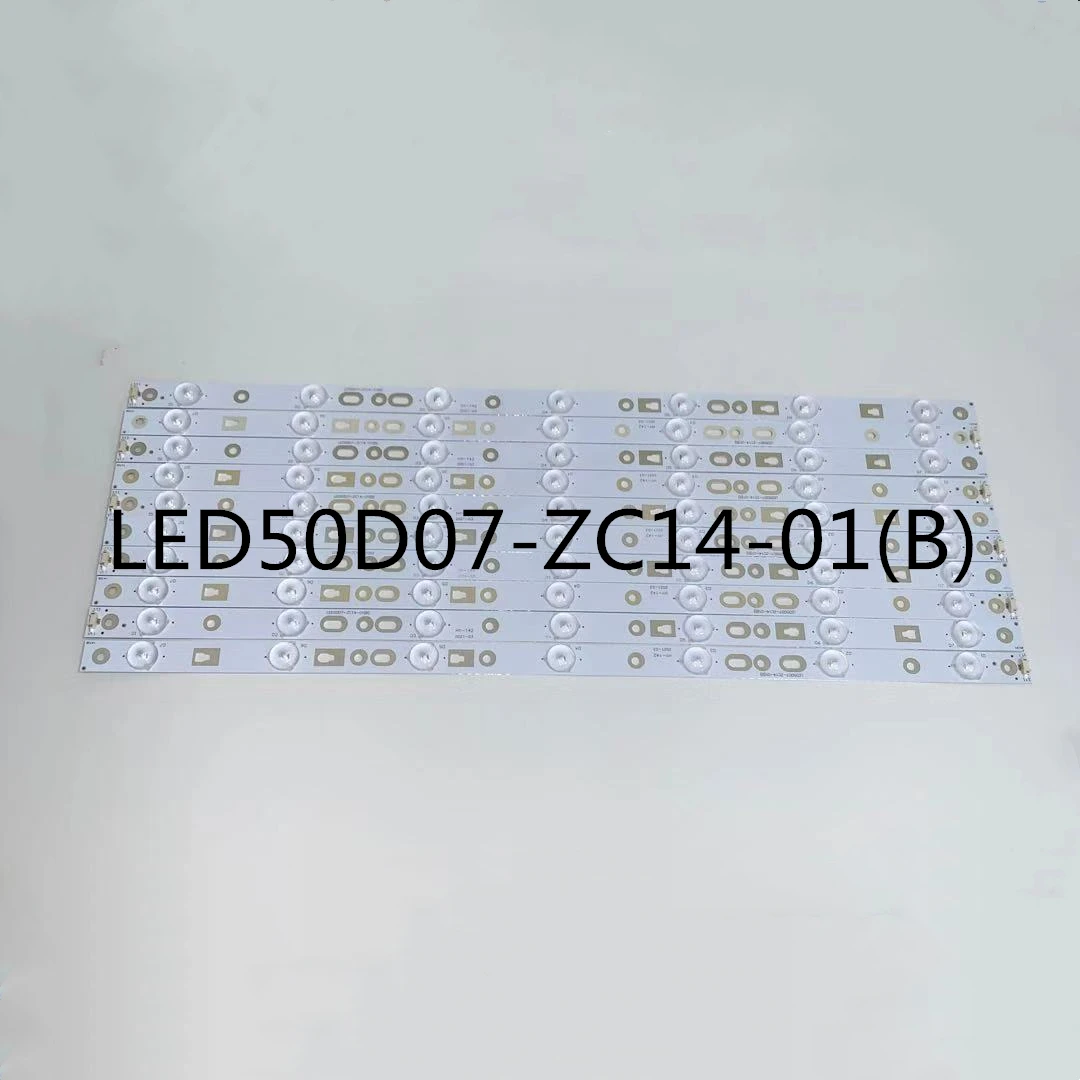 

10pieces LED Backlight strip 7 lamps LED50D7-ZC14-01(B) for Haier LED50A900 LD50U3000 D50MF7000 50S510 screen V500HJ1-PE8