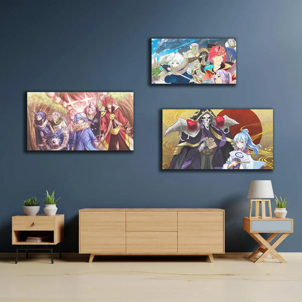 Nordic Kids Bedroom Wall Decor Home Decor Pictures That Time I Got Reincarnated As A Slime Wall Art Canvas Painting Poster Print