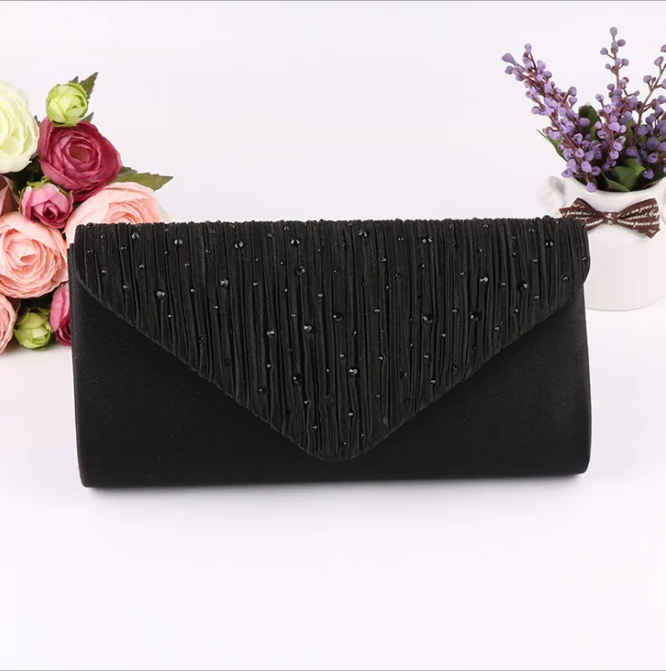 Glitter Carteira Saco de Embreagem para Mulheres, Senhoras Borla, Evening Wedding Handbag, Party Prom, Coin Purse Chain