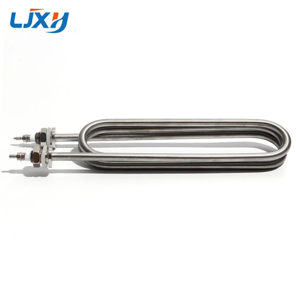 LJXH M14 3U Shape Electric Heating Tubular Pipe All 304 Stainless Steel Water Heater Element 230V 1800W