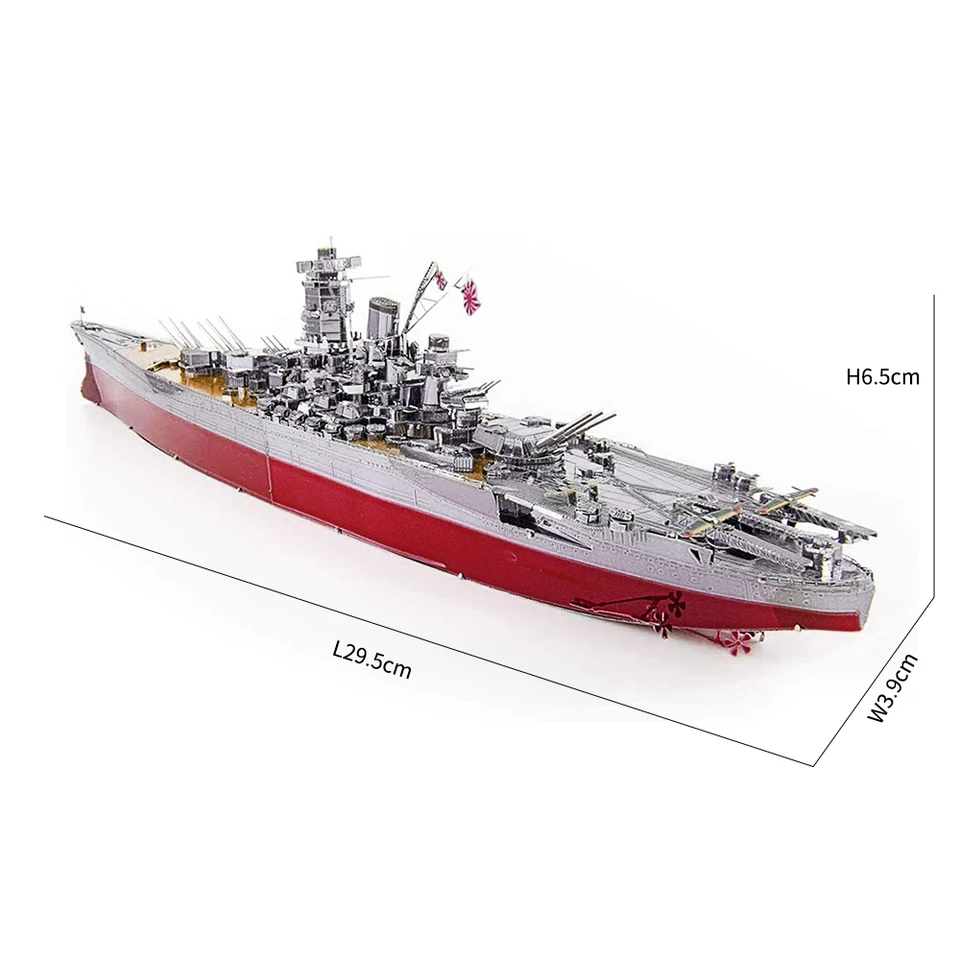 piececool BATTLESHIP YAMATO 3D模型キット H81af5d6013b046e284bfadb257814
