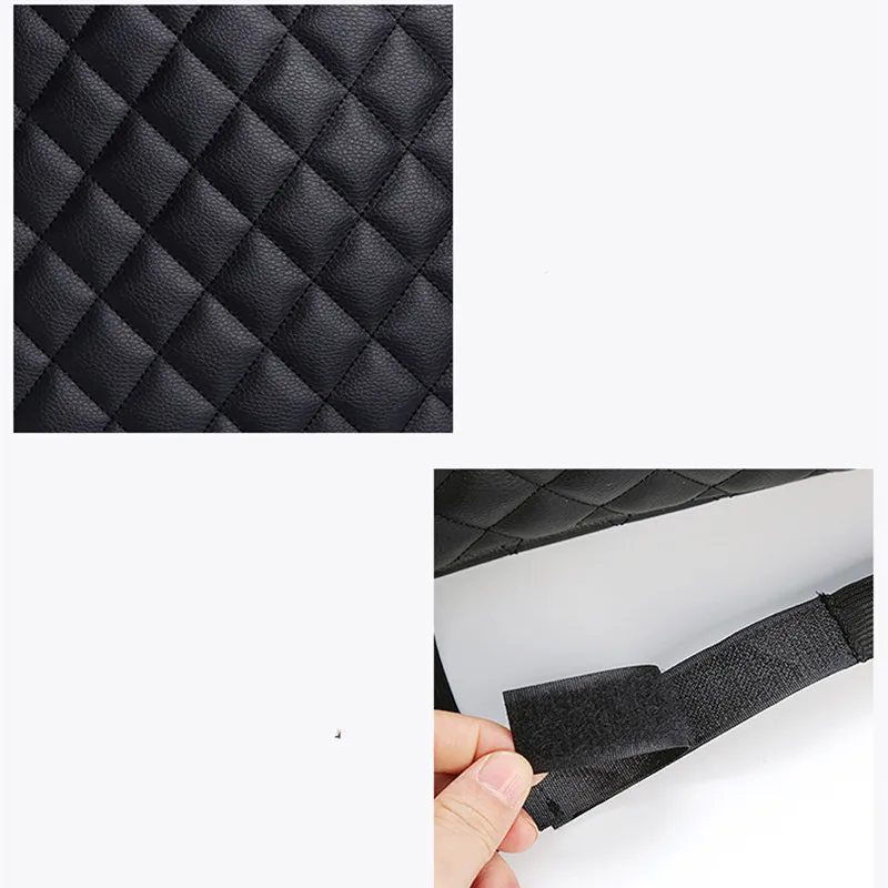 Car Organizer PULeather Car Storage Net Bag Auto Seat Back Organizer Universal Handbag Holder for men and womenTravel Pocket Bag