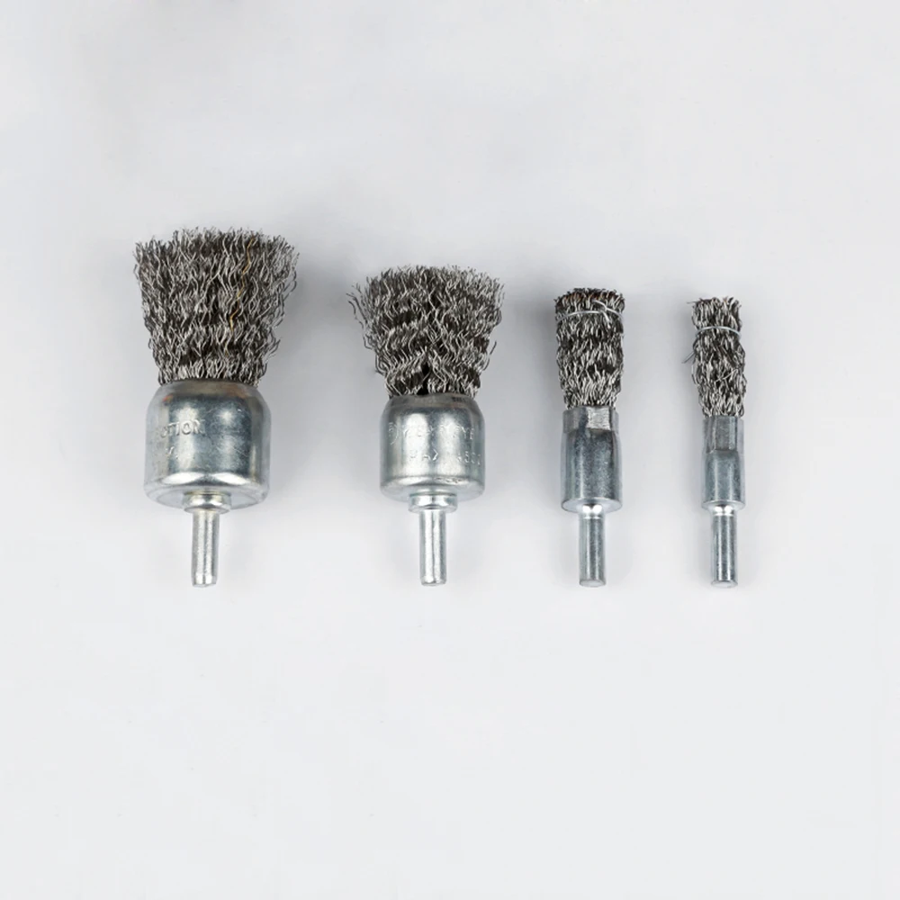 15/25/30Mm Quay Dây Thép Không Gỉ Cấp Cốc Đựng Bàn Chải Bánh Xe 6Mm Vỏ Cho Khoan