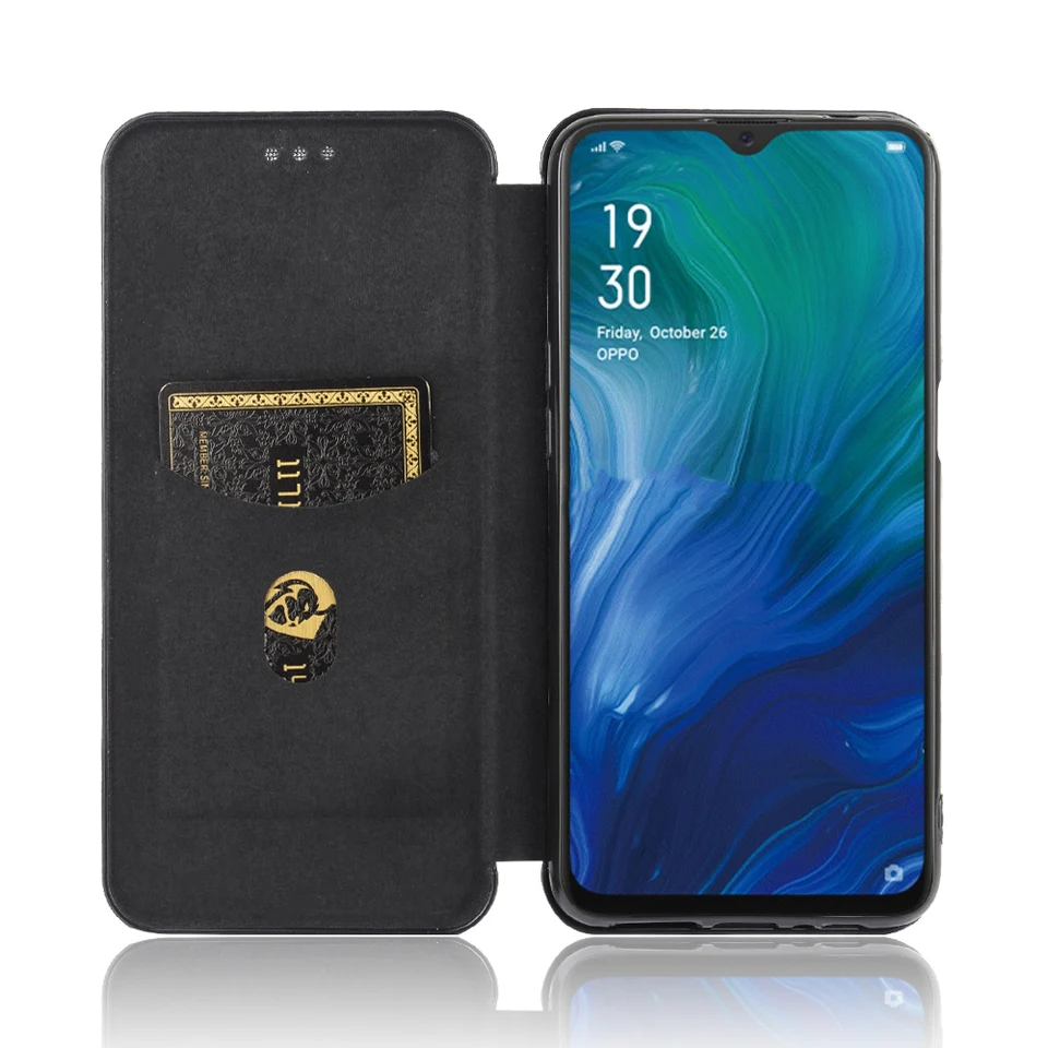 For Oppo Reno A Case Magnetic Leather Slim Case For Oppo Reno A