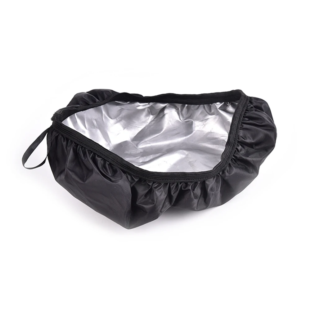 Black Bicycle Saddles Protective Coverings Waterproof Bike Seat Pack Front Tube Bag Saddle Pannier Rear Rain Cover