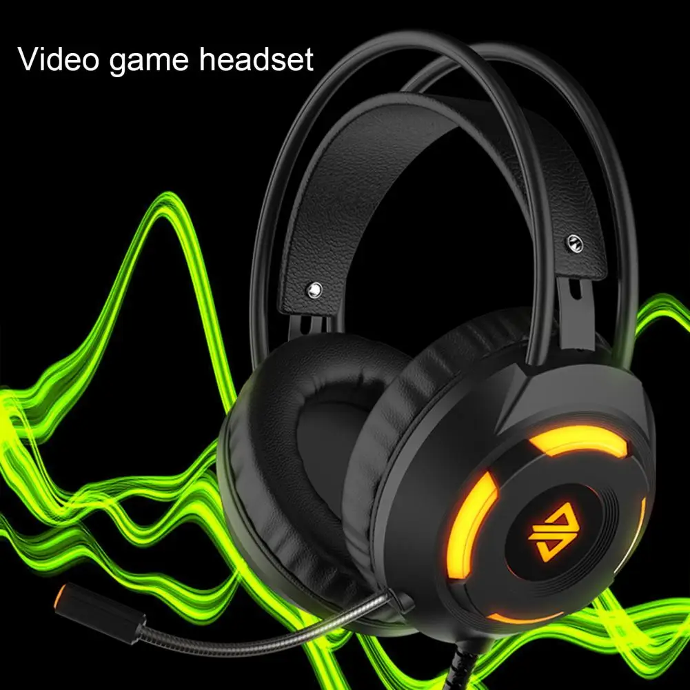 AJAZZ-auriculares con sonido envolvente 3,5 para videojuegos, cascos portátiles, de larga duración, para escritorio, 7,1mm