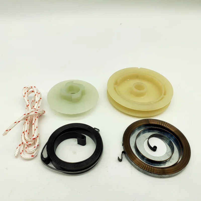 5200 5800 52cc 58cc Chinese Chainsaw Easy Starter Recoil Spring Pulley Rope Repair Kit Gas Chain Saws