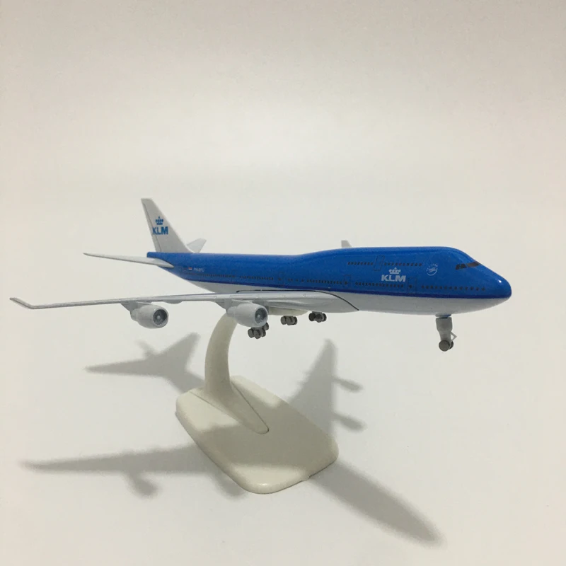 

JASON TUTU 20cm KLM Boeing b747 Plane Model Airplane Model Aircraft Model 1:300 scale Diecast Metal planes KLM Royal Dutch Air