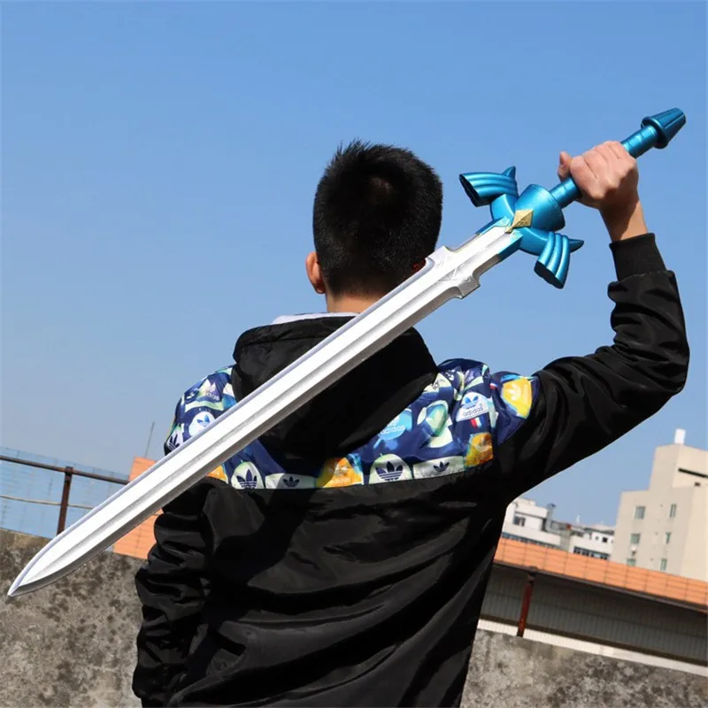 

80cm 1:1 skysword Link Weapon Role Play Action Figure Safe Children Toy Cosplay PU Sword Cos Prop Halloween Link