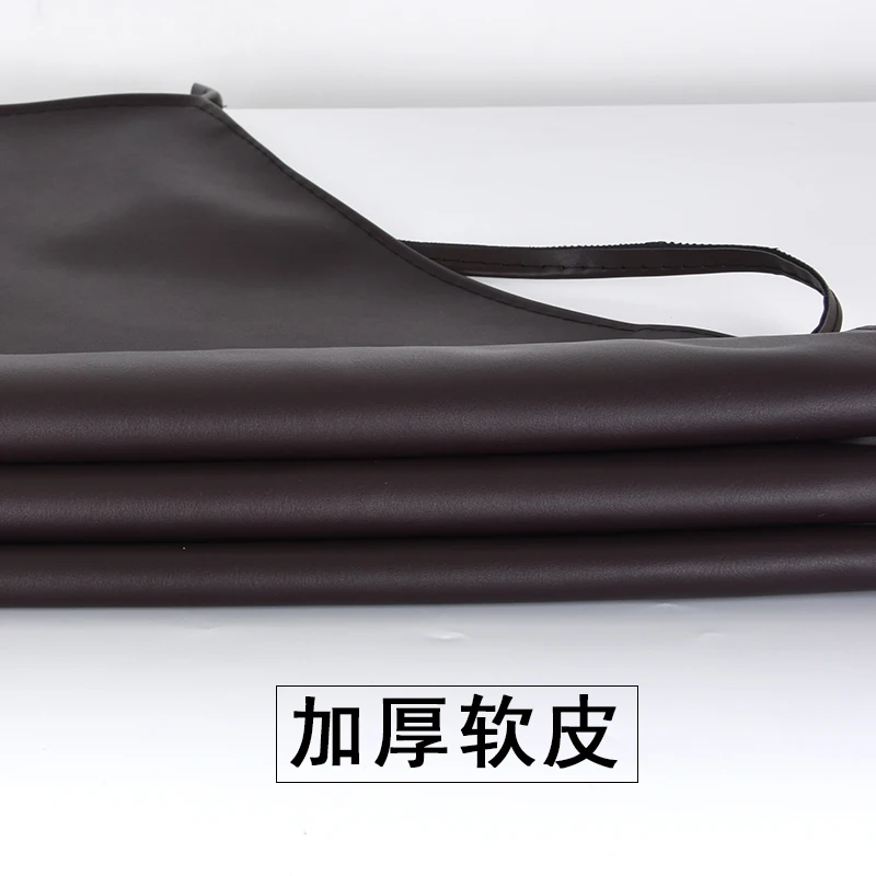 Aquatic special leather apron waterproof and oil-proof soft leather thick and wear-resistant men and women kitchen