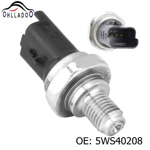 HLLADO Car Fuel Rail Pressure Sensor 5WS40208 for N issan M PV Q ashqai SUV 2007-2012 8200579287 8200397346 Car Accessories