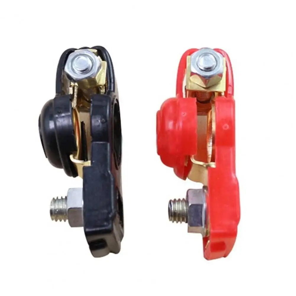 60%  Dropshipping!! 2Pcs Terminal Clamp Easy to Install Long Service Life Metal Terminal Clamp