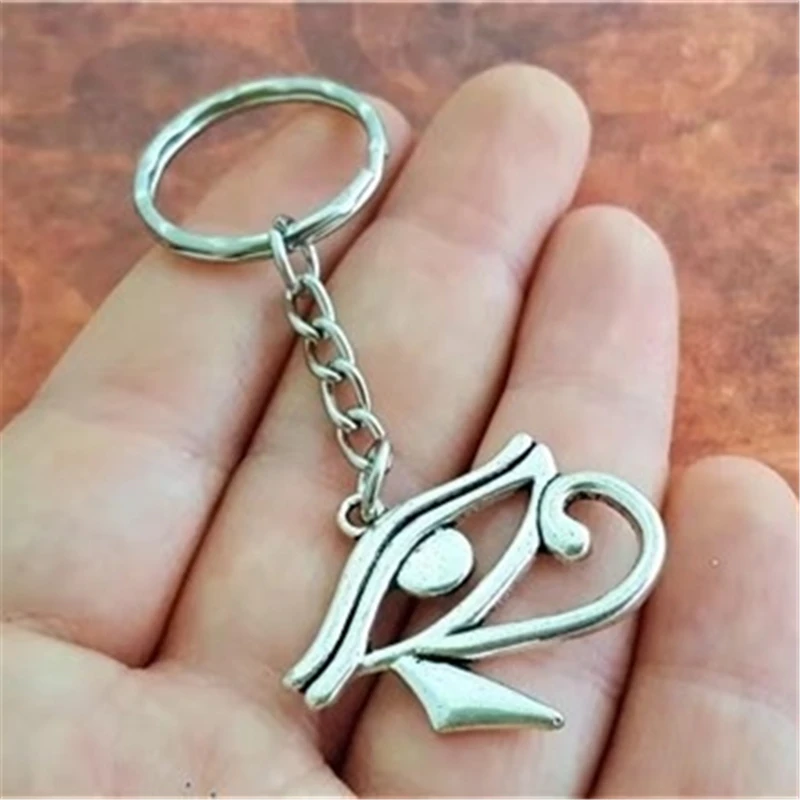 Eye of Horus Keychain Keyring, Eye of Ra Gift, Egyptian Eye, History Fan Gift, Egypt Travel Charm, Egyptian God Key chain